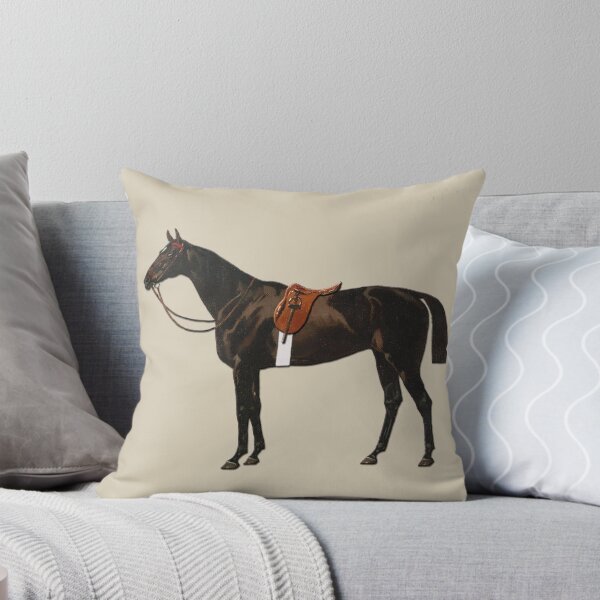 Item preview, Vintage equestrian saddled riding horse  designed and sold by Epic Splash Creations.