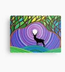 A Silent Visitor Metal Print