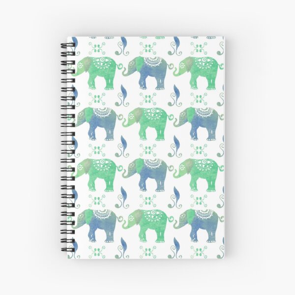Elephants Spiral Notebook