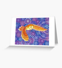 Owl Pulsating Magic Greeting Card