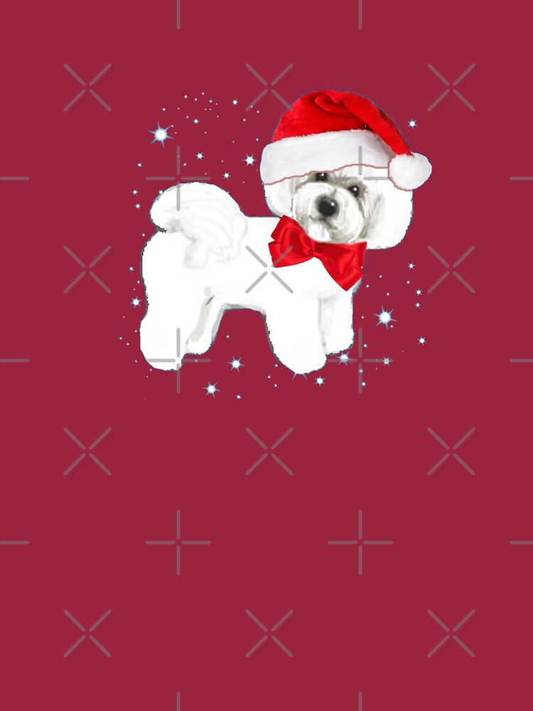 Bichon Frise Santa Hat by MagentaRose