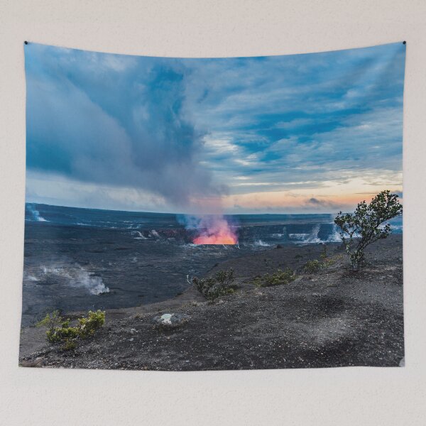 Item preview, Landscape of erupting volcano designed and sold by KensLensDesigns.