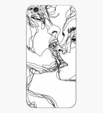 kiss more often (B & W) iPhone Case