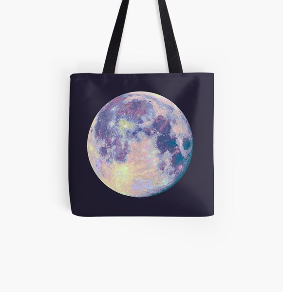 Luna Bolsa estampada de tela