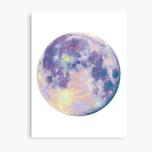 Moon Metal Print