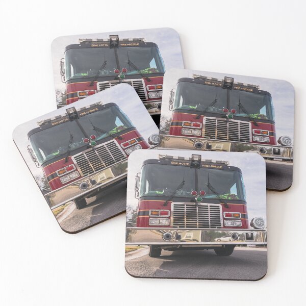 Item preview,  Big Red  fire truck  designed and sold by KensLensDesigns.
