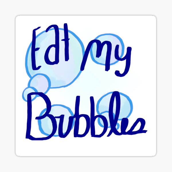 Blowing Bubbles Stickers Redbubble 7884