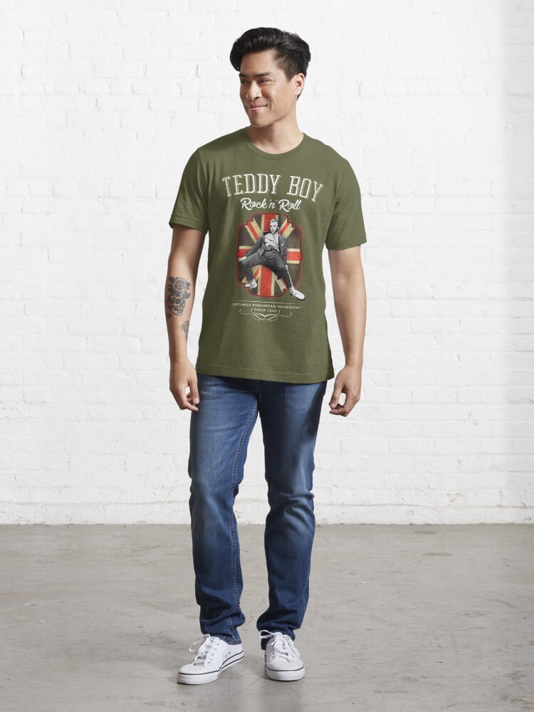 TEDDY BOY ROCK'N'ROLL Essential T-Shirt for Sale by shockin