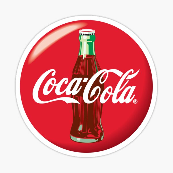 Logo de Coca Cola Circle Pegatina