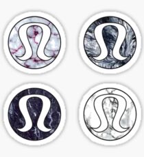 marble lululemon Sticker