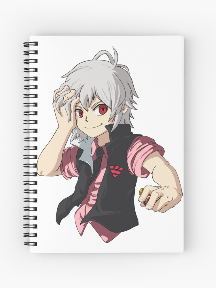 Shu Kurenai - Beyblade Burst Surge Spiral Notebook by Kaw-dev