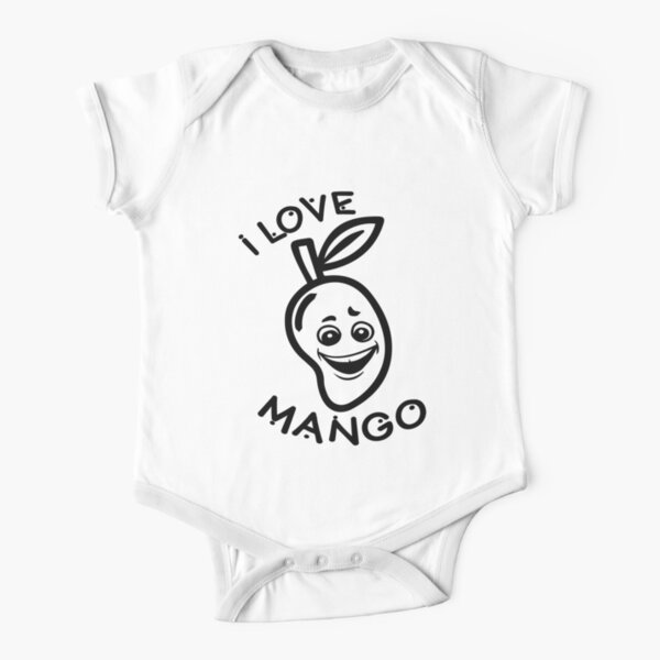 I love mango Short Sleeve Baby One-Piece