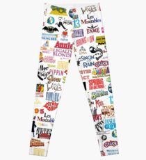 Musikalische Logos (Etuis, Bettdecken, Bücher, Kleidung usw.) Leggings