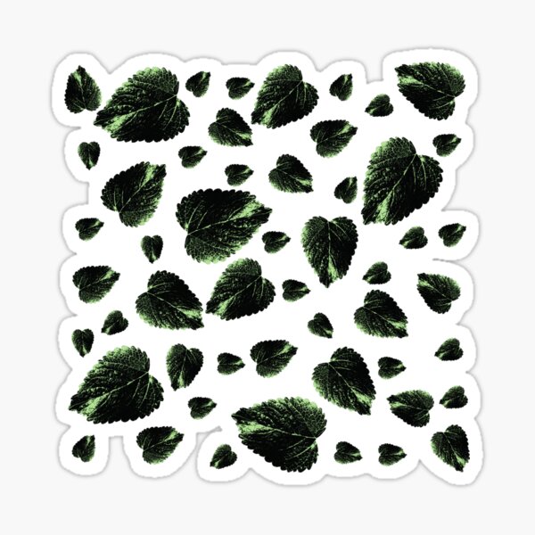 Forest Green Velvet Fall Sticker