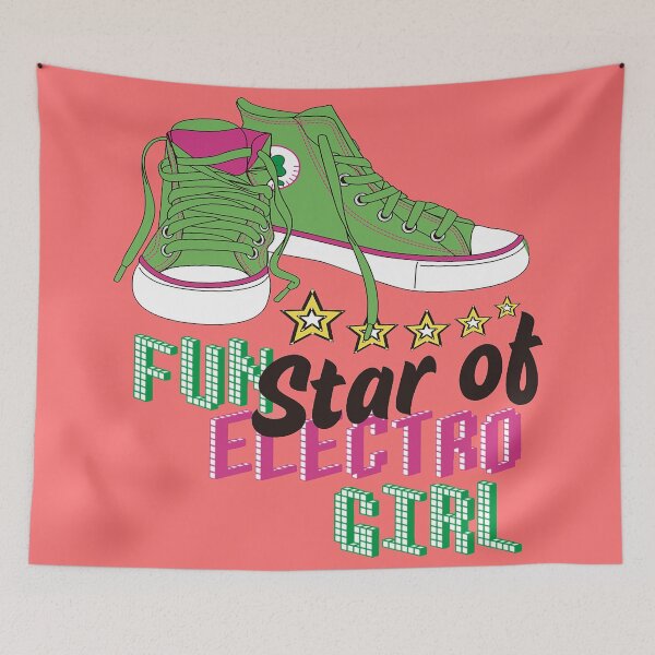 Item preview, Fun Star Of Electro Girl designed and sold by leen12 Art Designs Prints.