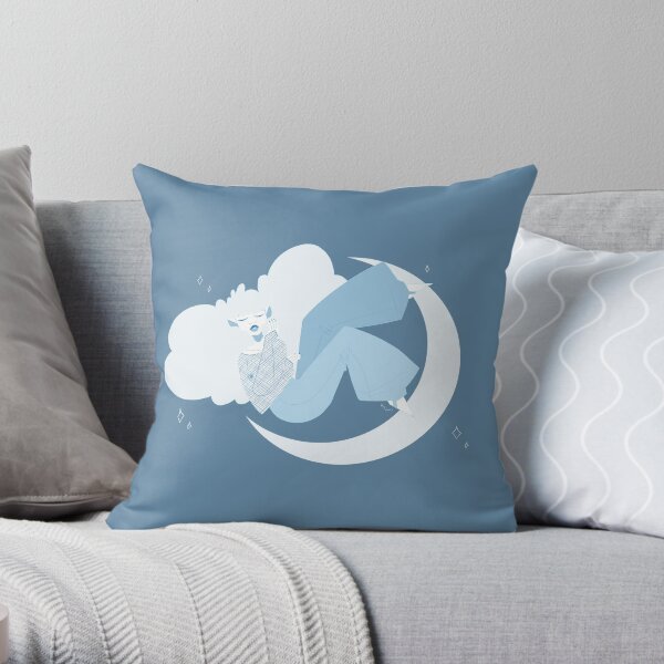 got your head in the clouds Throw Pillow
