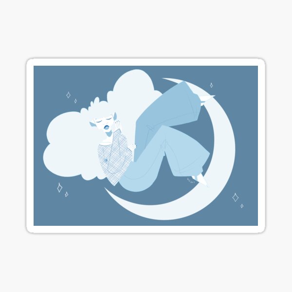 got your head in the clouds Sticker