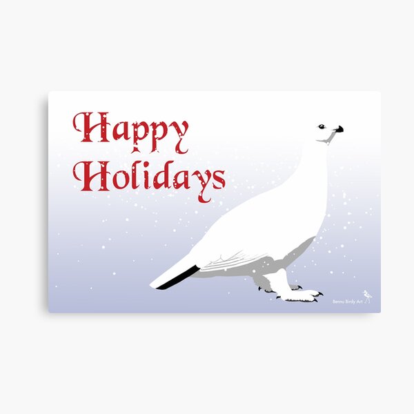 Item preview, Ptarmigan Holiday designed and sold by BennuBirdy.