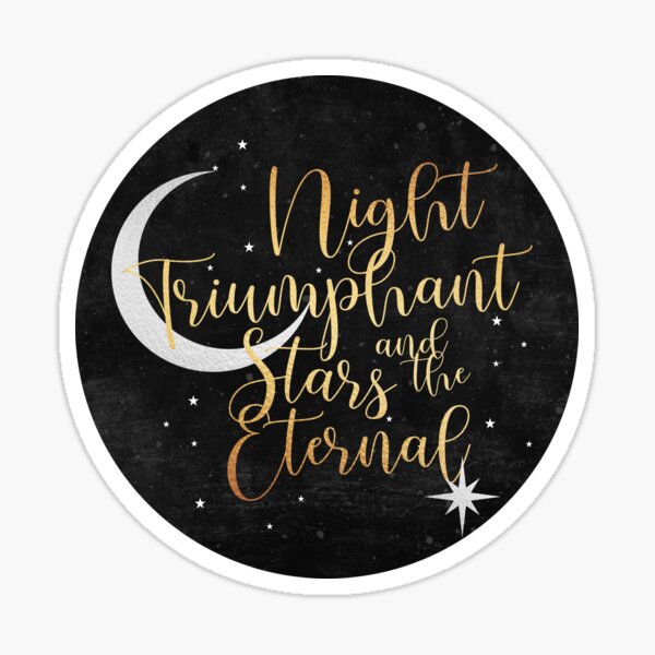 Artikel-Vorschau von Nacht und Sterne - Schwarz, designt und verkauft von The Bookish And Co.