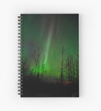 Straight Up Auroras Spiral Notebook
