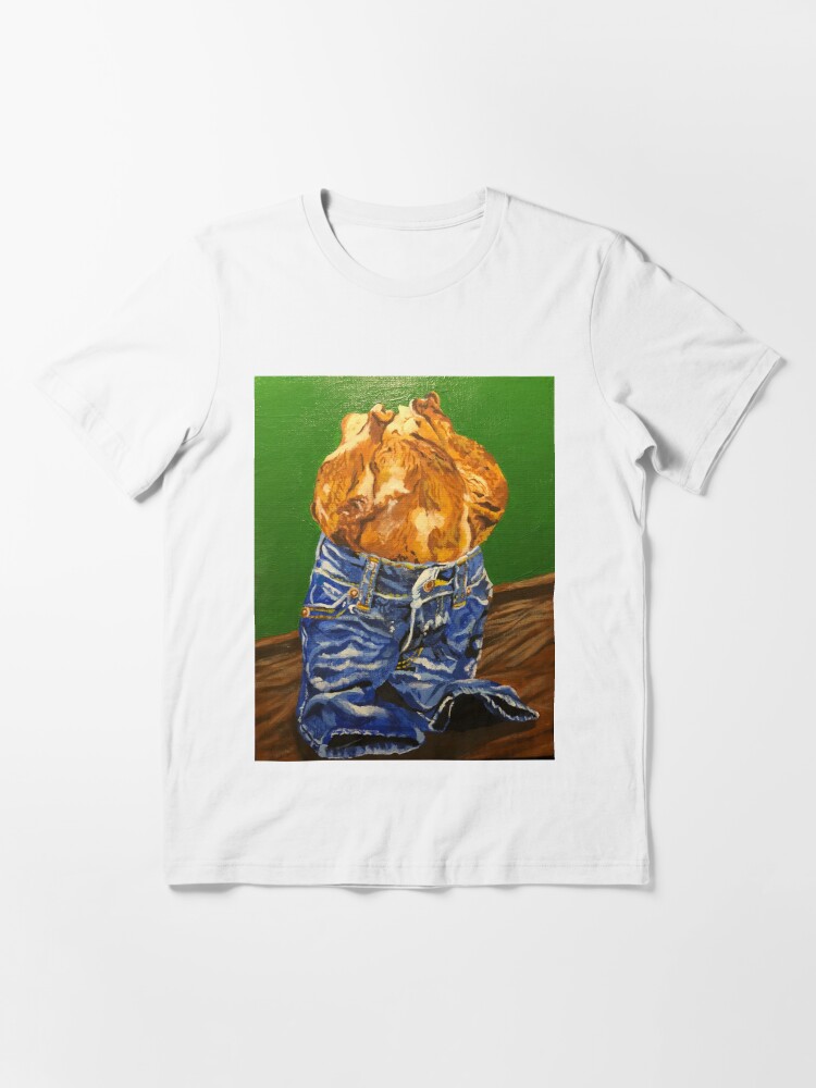 denim chicken shirt