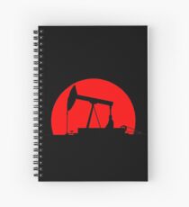 Sunrise Pumpjack Spiral Notebook