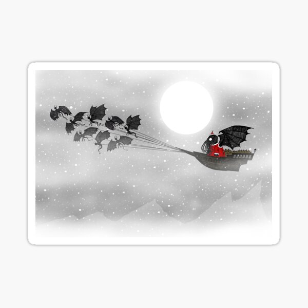 Item preview, Cthulhu's Sleigh designed and sold by djrbennett.