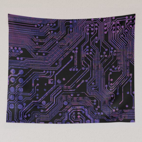 Item preview, Purple Printed Circuit Print designed and sold by avidfan2000.