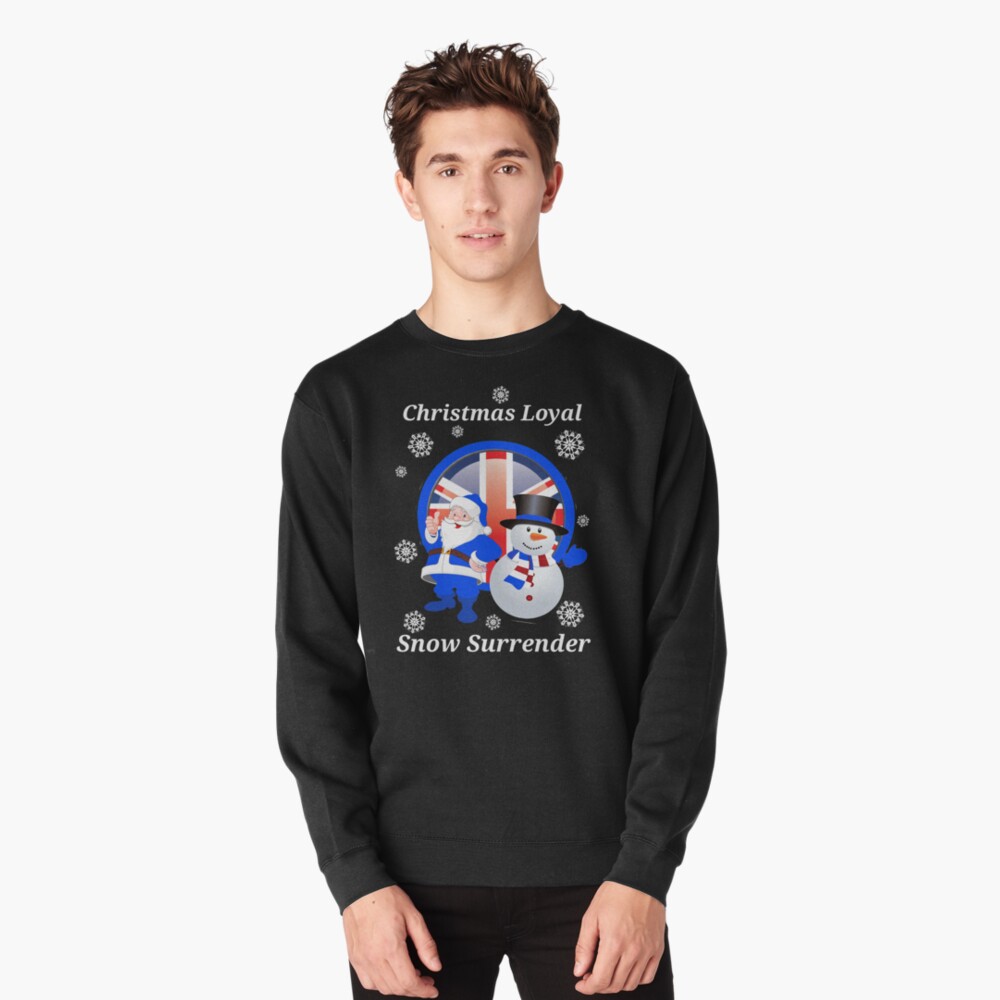 Discover Christmas Loyal Snow Surrender Pullover Sweatshirt