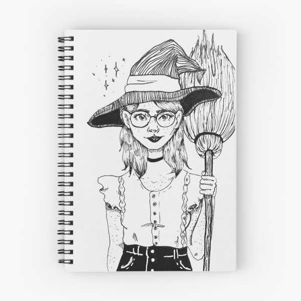 Aperçu de l'œuvre Fille sorcière créée et vendue par natalieebee.