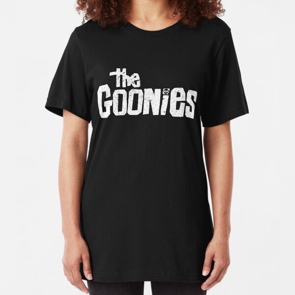 The Goonies Worn Logo Slim Fit T-Shirt