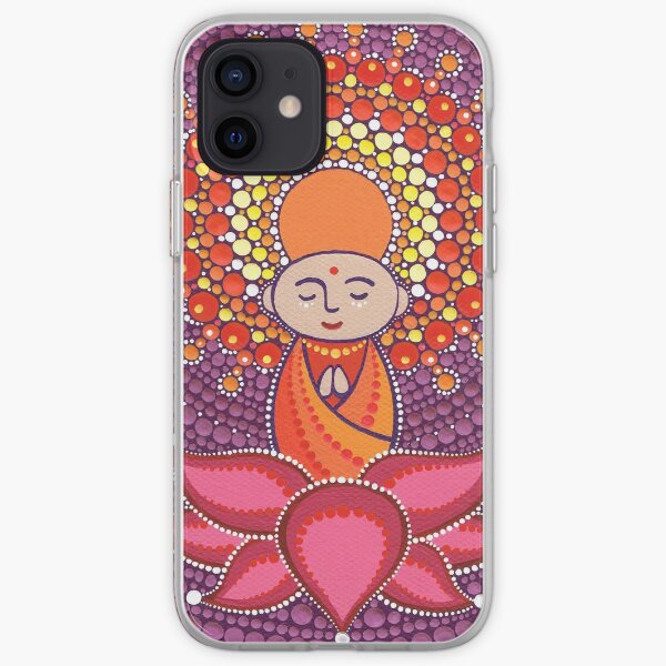 Jizo Meditating upon a Ruby Lotus iPhone Soft Case