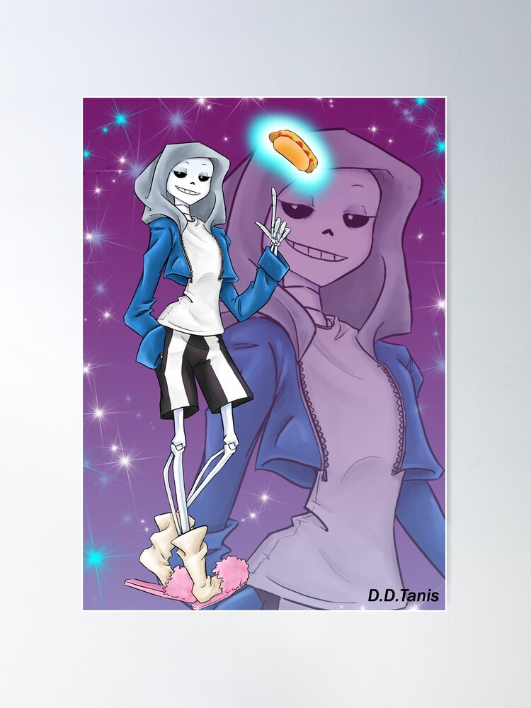 Fan art of female sans from undertale