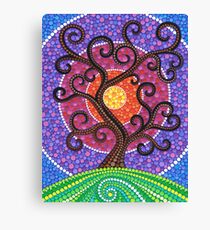 Spiralling Tree of Life Canvas Print