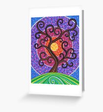 Spiralling Tree of Life Greeting Card