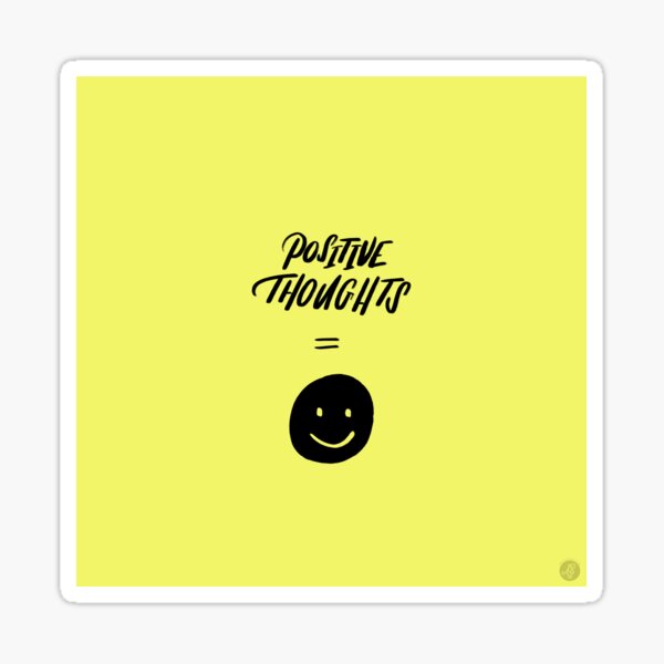 Positive Thoughts Sticker