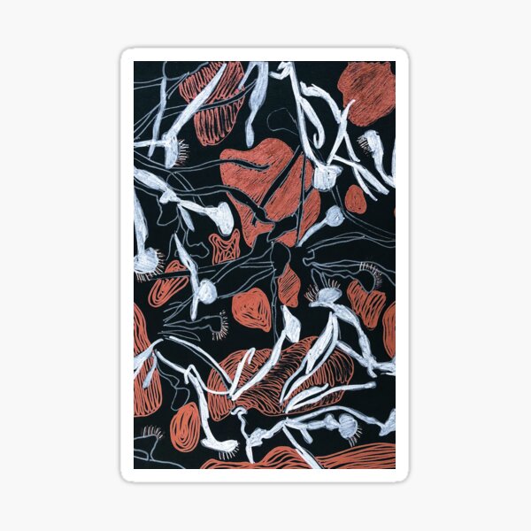 Copper Flora Sticker