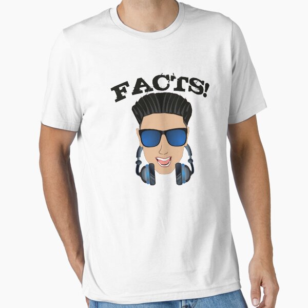 Artikel-Vorschau von Fakten mit DJ Pauly D in Headphones und Shades vom Jersey Shore, designt und verkauft von TeagoShirts.