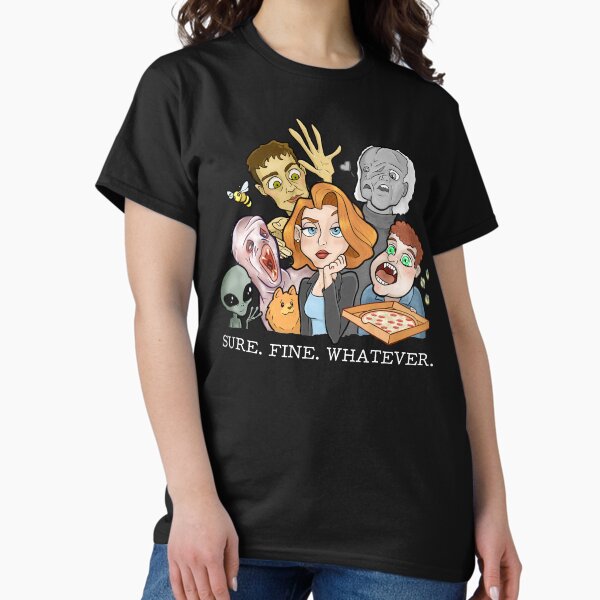 Item preview, Sure. Fine. Whatever. Scully Black Shirts designed and sold by Sitily.