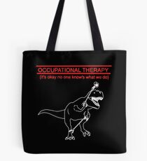 Occupational Therapy (Black background) Tote Bag