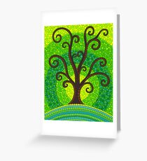 unfurling tree of lushiousness Greeting Card
