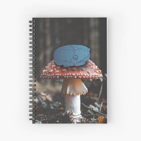Toadstool Nap Spiral Notebook
