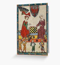 Medieval Boardgame..Markgraf Otto IV. von Brandenburg Greeting Card