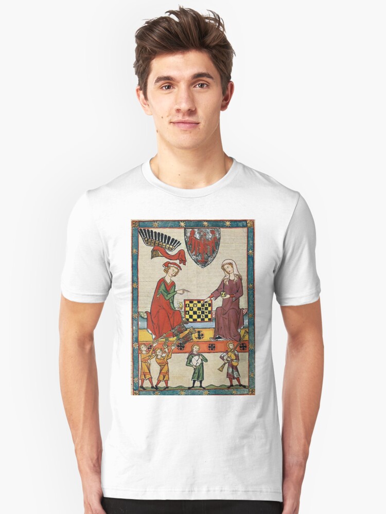 Alternate view of Medieval Boardgame..Markgraf Otto IV. von Brandenburg Slim Fit T-Shirt