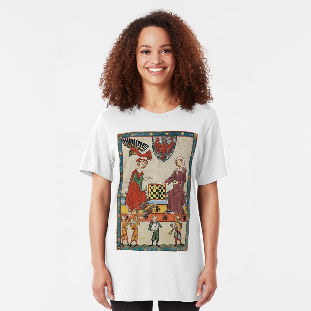 Medieval Boardgame..Markgraf Otto IV. von Brandenburg Slim Fit T-Shirt