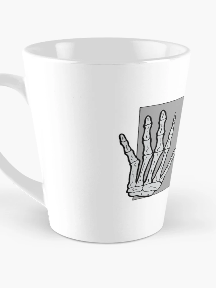 Thumbnail 3 of 4, Coffee Mug, Skeletal Hands - Rapture Merch designed and sold by RaptureTees.