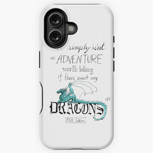 Aperçu de l'œuvre J.R.R. Citation de dragon de Tolkien créée et vendue par WhiteThorneGoods.
