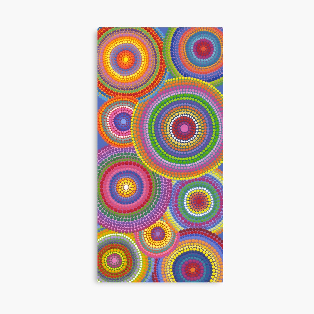 "Cosmically dotti" Canvas Print by ElspethMcLean Redbubble