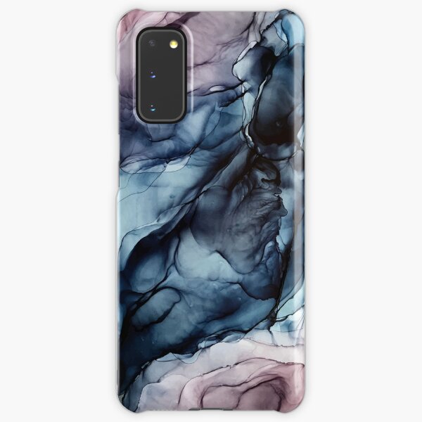 Blush and Darkness Abstract Alcohol Ink Painting Samsung Galaxy Snap Case