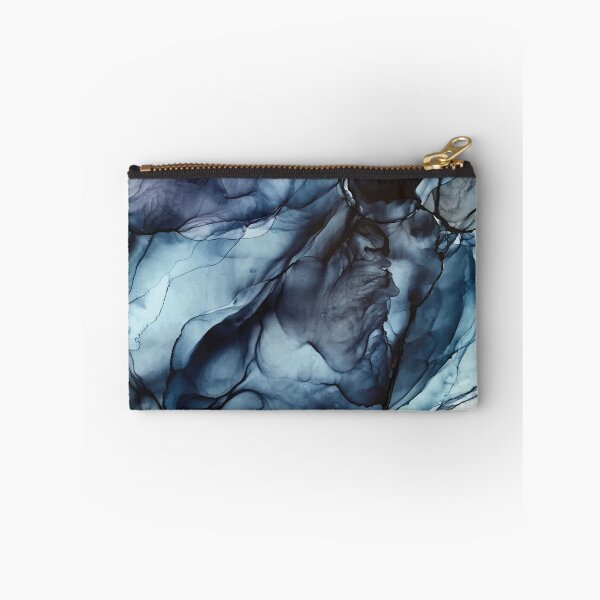 Item preview, Blush and Darkness Abstract Alcohol Ink Painting designed and sold by Elizabeth  Karlson.